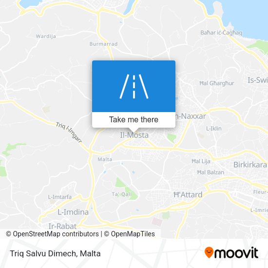 Triq Salvu Dimech map