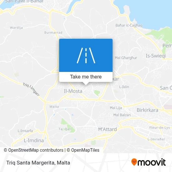 Triq Santa Margerita map
