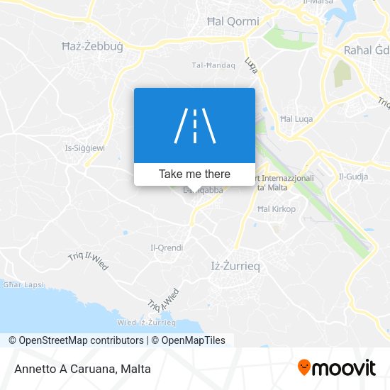 Annetto A Caruana map