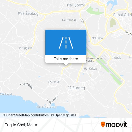 Triq Ic-Cavi map