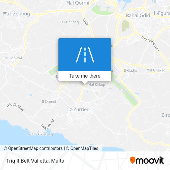 Triq Il-Belt Valletta map