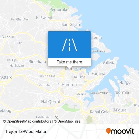 Trejqa Ta-Wied map