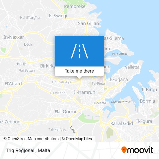 Triq Reġjonali map