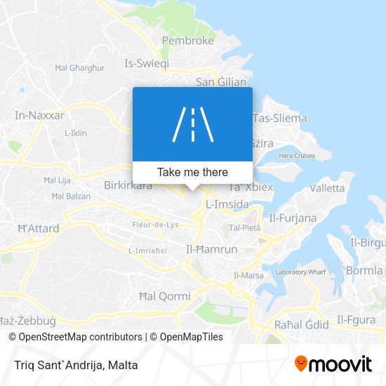 Triq Sant`Andrija map