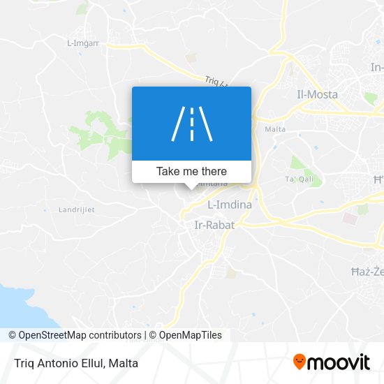 Triq Antonio Ellul map