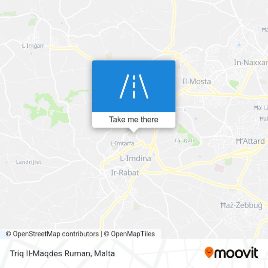 Triq Il-Maqdes Ruman map