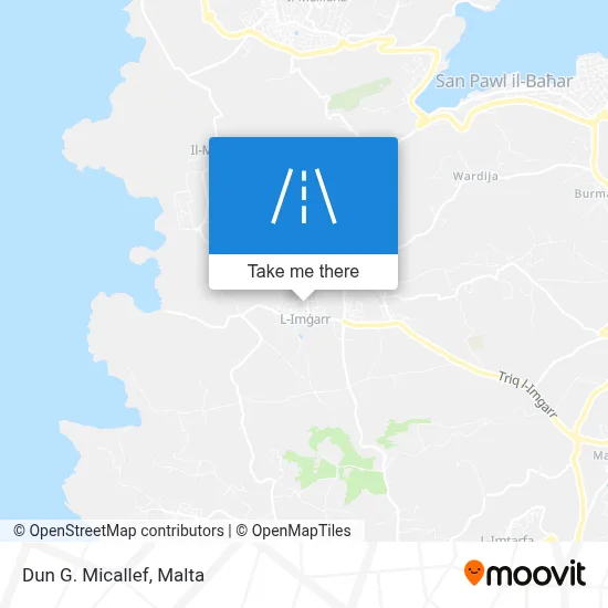 Dun G. Micallef map