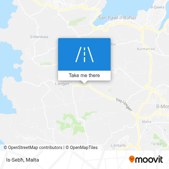 Is-Sebħ map