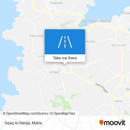 Sqaq Is-Sienja map