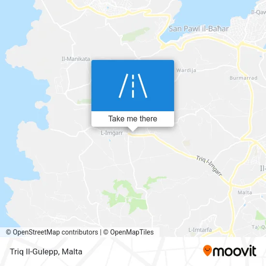 Triq Il-Gulepp map