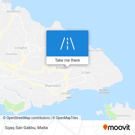 Sqaq San Gakbu map
