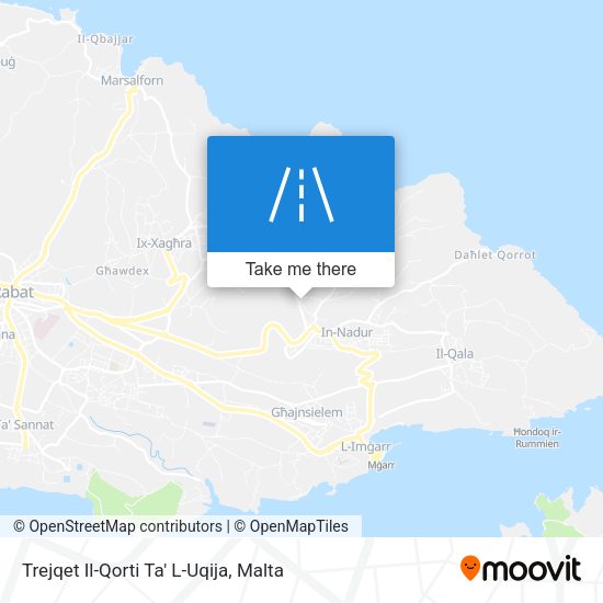 Trejqet Il-Qorti Ta' L-Uqija map