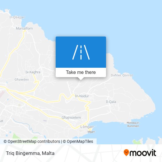 Triq Binġemma map