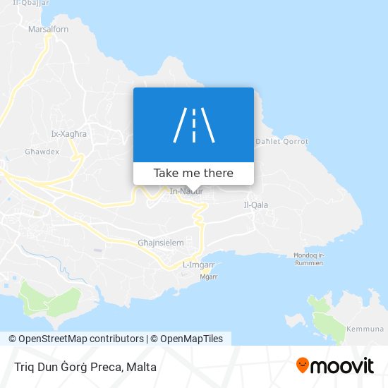 Triq Dun Ġorġ Preca map