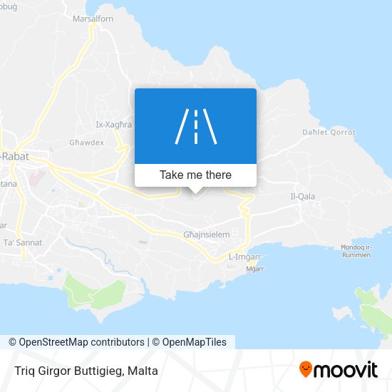 Triq Girgor Buttigieg map