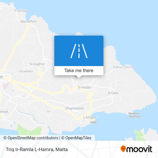 Triq Ir-Ramla L-Hamra map