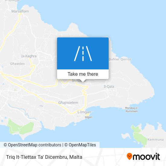 Triq It-Tlettax Ta' Diċembru map