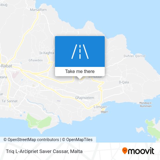 Triq L-Arċipriet Saver Cassar map