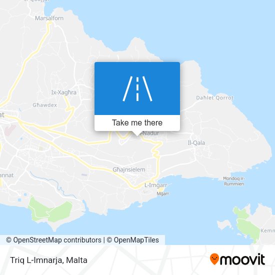 Triq L-Imnarja map