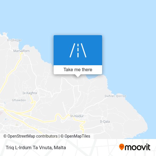 Triq L-Irdum Ta Vnuta map