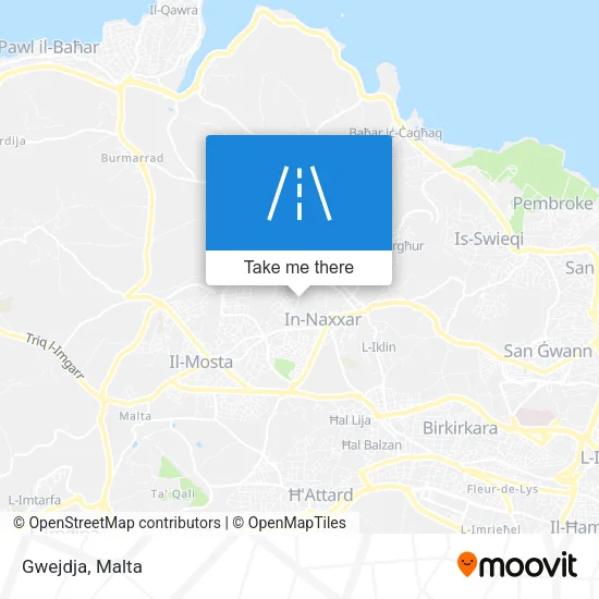 Gwejdja map