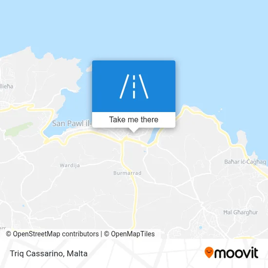 Triq Cassarino map