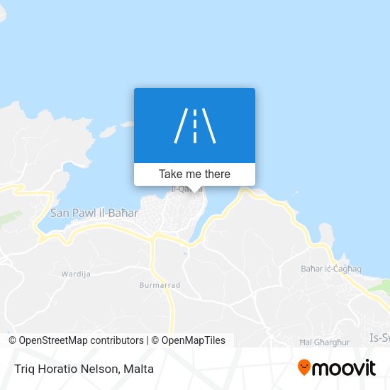 Triq Horatio Nelson map