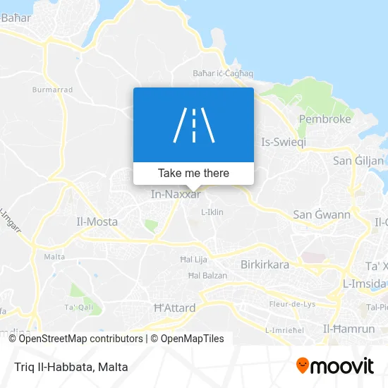 Triq Il-Habbata map