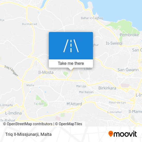 Triq Il-Missjunarji map