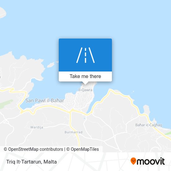 Triq It-Tartarun map