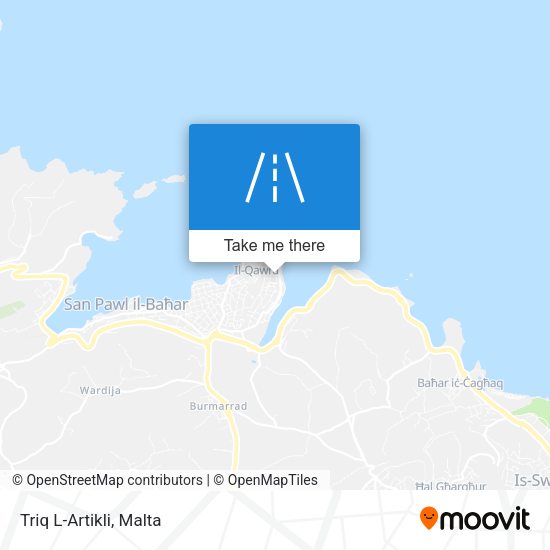 Triq L-Artikli map