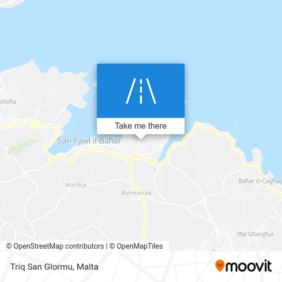 Triq San Glormu map
