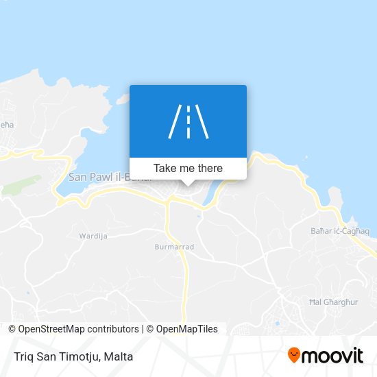 Triq San Timotju map