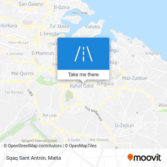 Sqaq Sant Antnin map