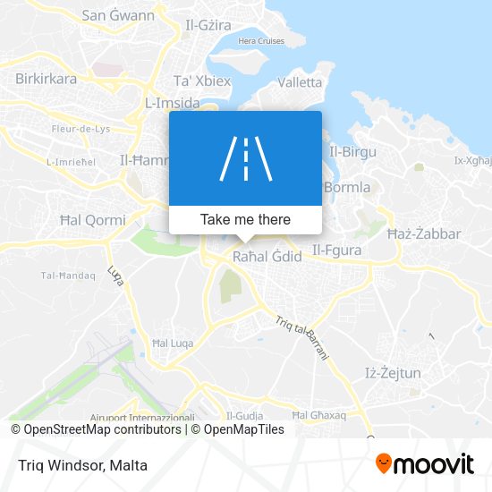 Triq Windsor map