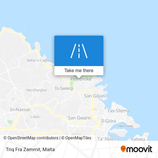 Triq Fra Zammit map