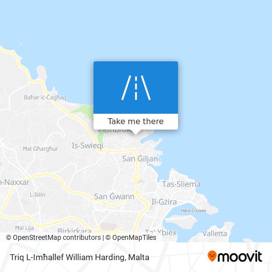 Triq L-Imħallef William Harding map