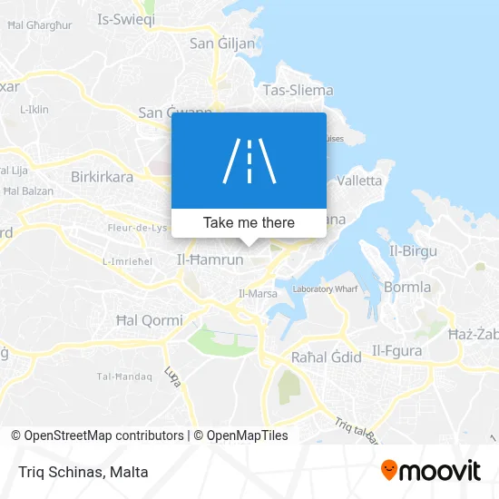 Triq Schinas map
