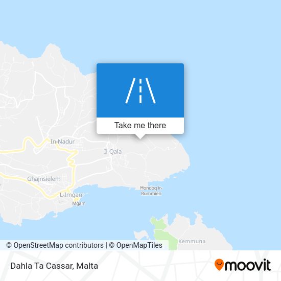 Dahla Ta Cassar map