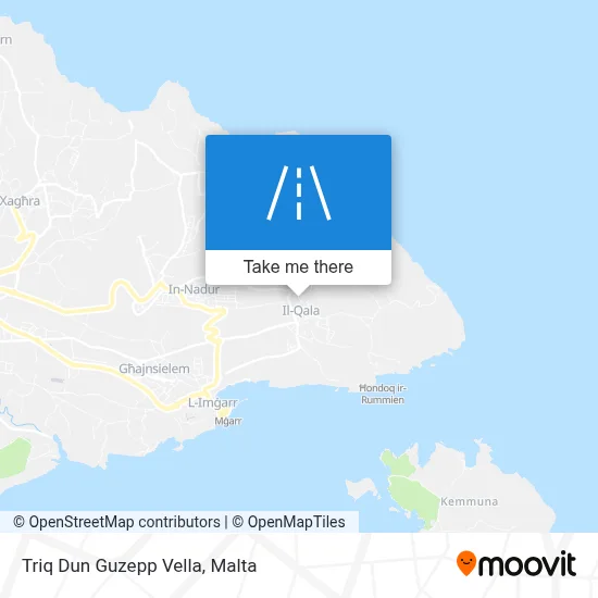 Triq Dun Guzepp Vella map