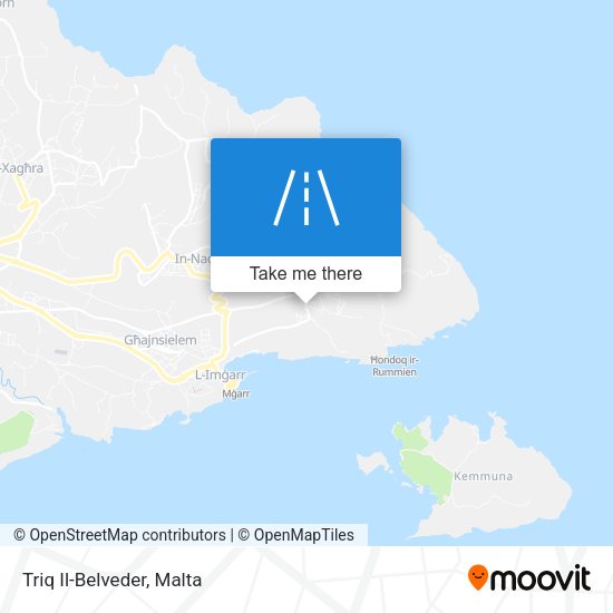 Triq Il-Belveder map
