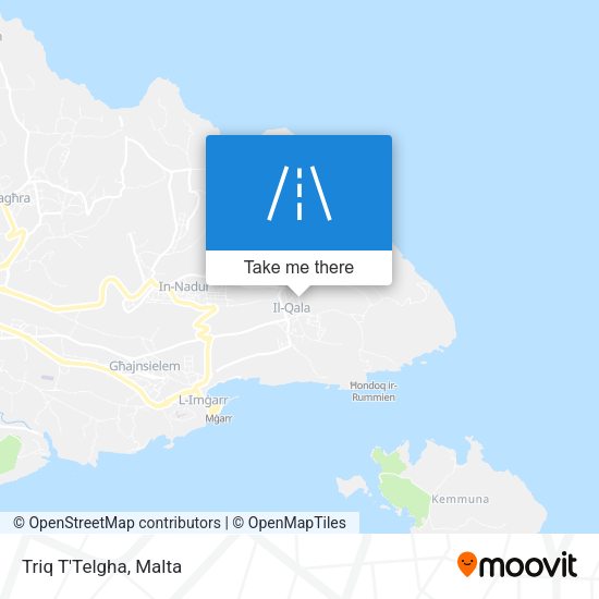 Triq T'Telgha map