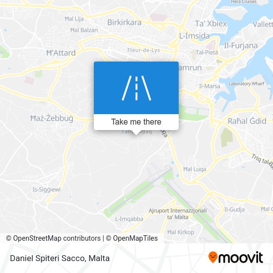 Daniel Spiteri Sacco map