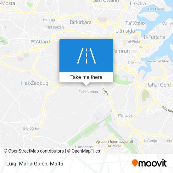 Luigi Maria Galea map