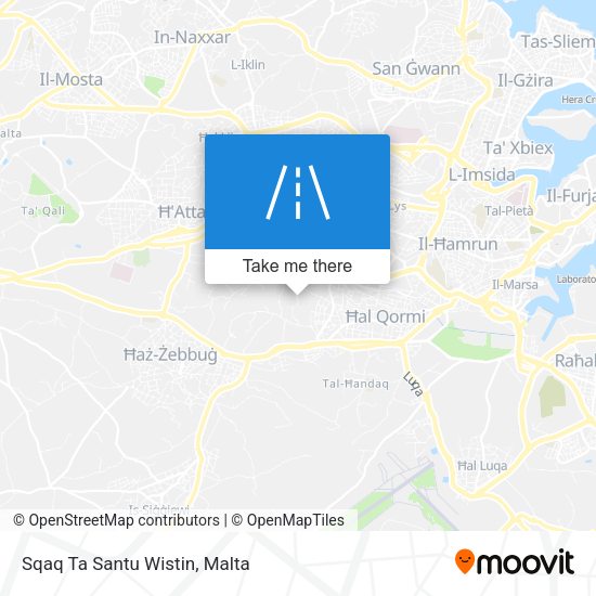 Sqaq Ta Santu Wistin map