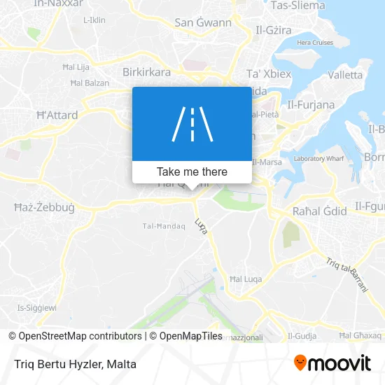 Triq Bertu Hyzler map