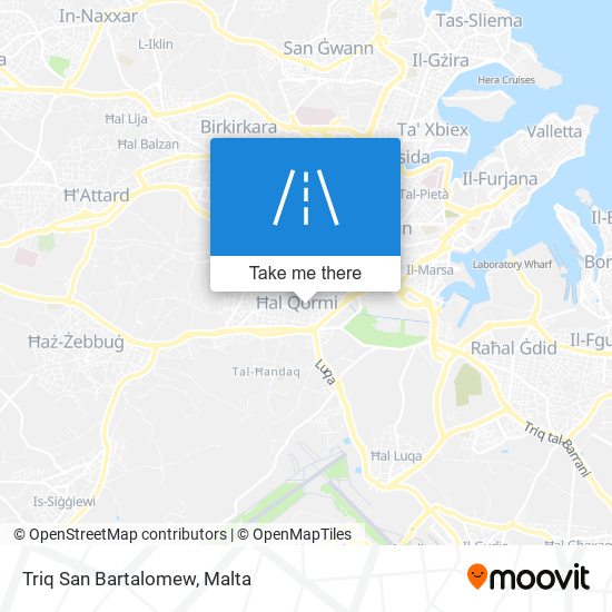 Triq San Bartalomew map