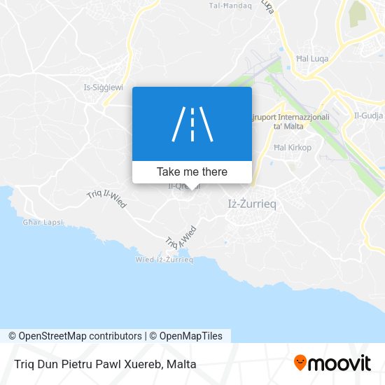 Triq Dun Pietru Pawl Xuereb map