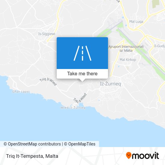 Triq It-Tempesta map