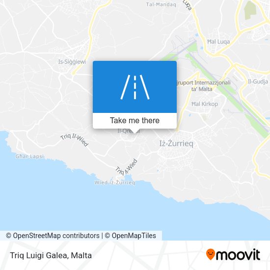 Triq Luigi Galea map